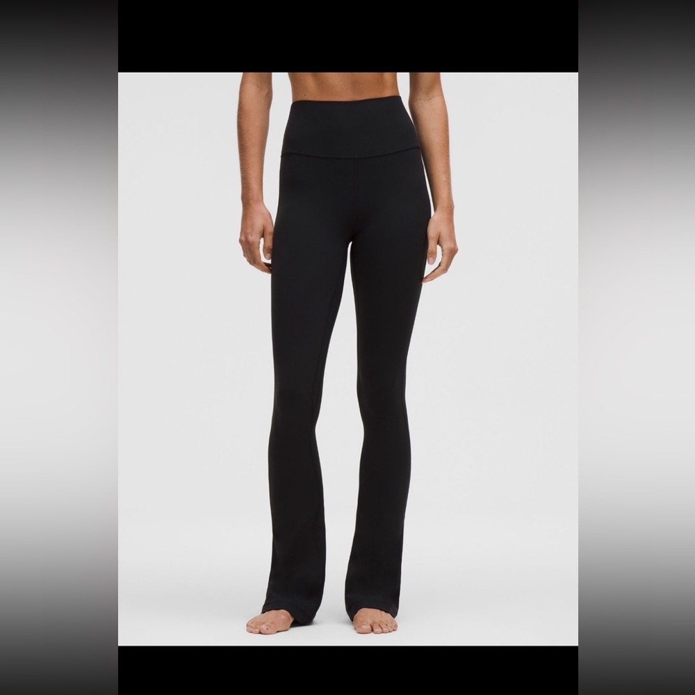 lululemon athletica Black Flare Yoga Pants